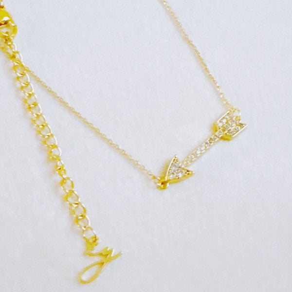 Cupid Love Arrow Necklace