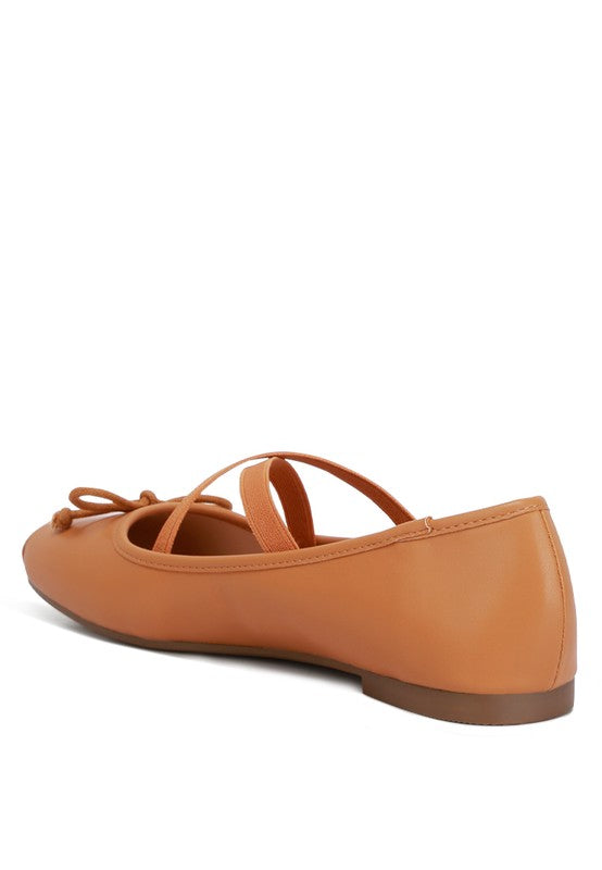 Leina Recycled Faux Leather Ballet Flats