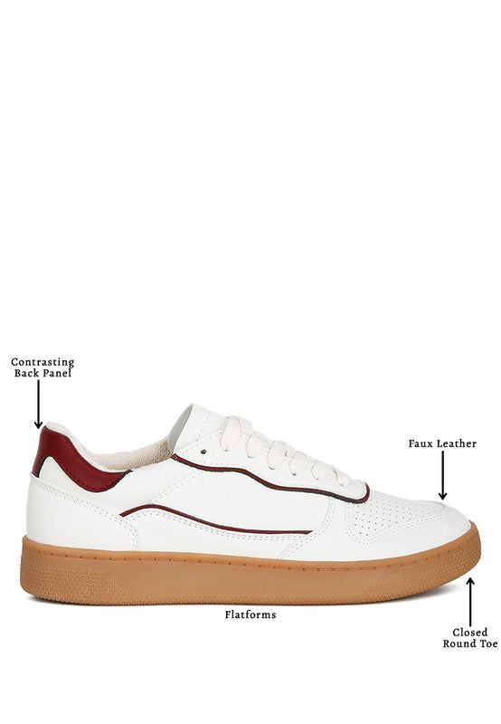 Kyniska Faux Leather Everyday Sneakers